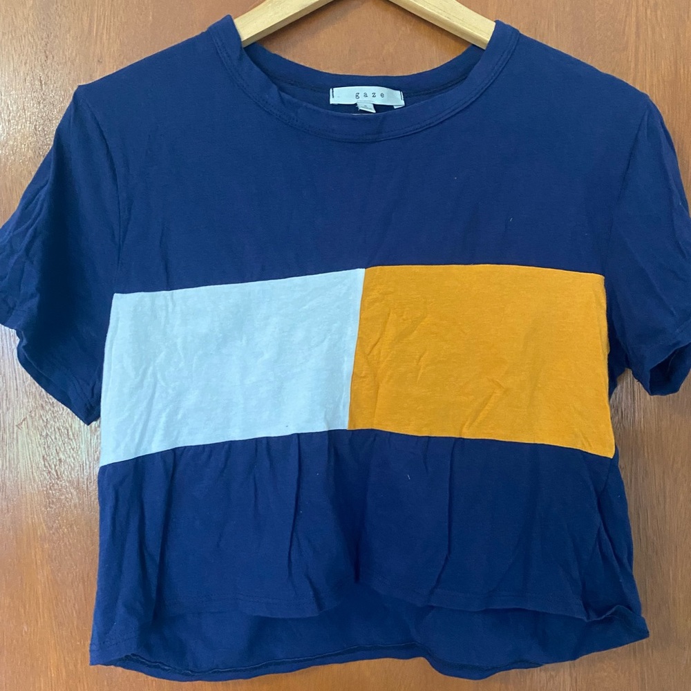 Women’s Cute Crop Top with Ruffle - Size S